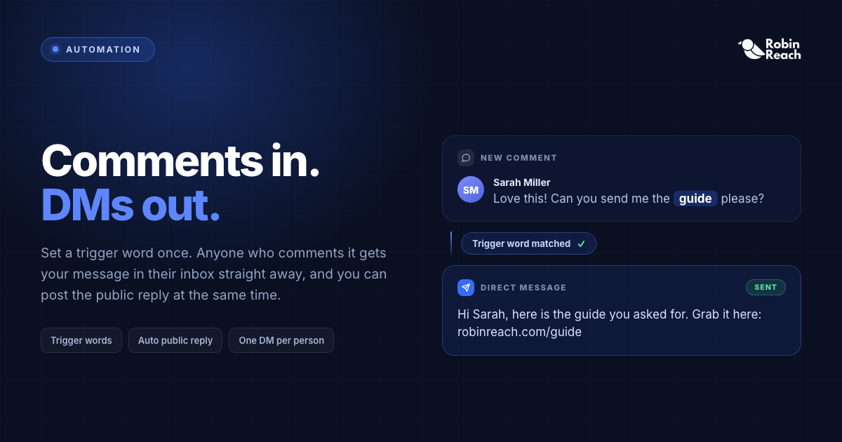 Comment to DM Automation: Turn Social Comments Into Conversations